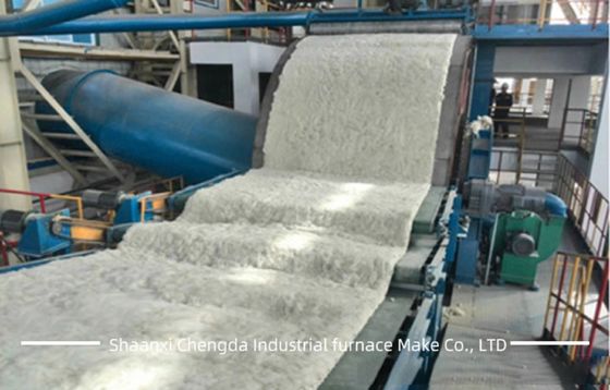 Электрическая печь с холодным шлаком из каменной шерсти