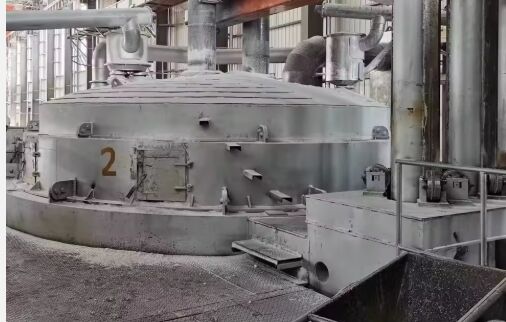 Коррундовая трубная печь для приготовления катализатора-носителя