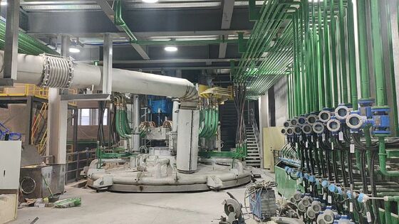 Электропечь для шлакозольной каменной ваты